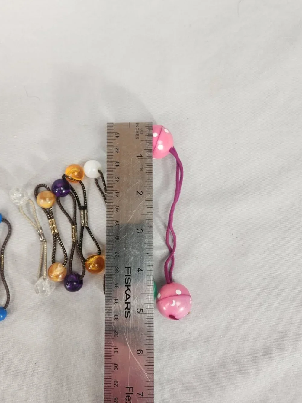 Lot of Twin Ball Knocker Hair Bubble Ties Vintage Crafts